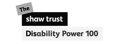 The Shaw Trust Logo - Disability Power 100